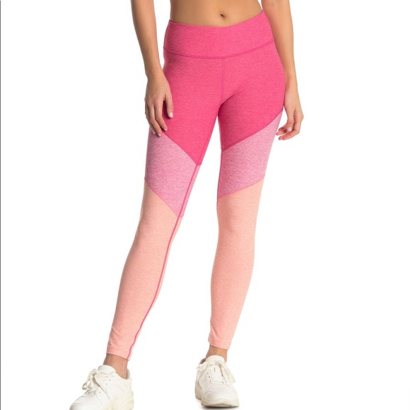 Outdoor Voices Pants - Outdoor voices Tri Color Pink 7/8 Spring Leggings